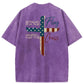 Stand For The Flag Kneel For The Cross 4th Of July Washed T-Shirt
