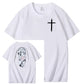 Save Me Pattern Crew Neck T-Shirt