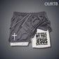 If You Bring Up My Past You Should Know That Jesus Dropped The Charges Cross Art Print Shorts Pants