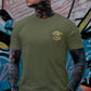 LUCKY THIRTEEN Skull Black Print T-shirt