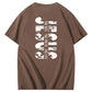 Jesus The Way The Truth The Life  Pattern Print Crew Neck T-Shirt