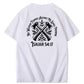 No Weapon Pattern Print Crew Neck T-Shirt