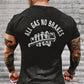 All Gas No Brakes Skull Print T-shirt