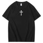 Jesus Is Being Pattern Crew Neck T-Shirt