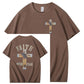 Faith Over Fear  Pattern Print 100%Cotton T-Shirt