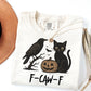 F-Caw-F Funny Crow Shirt, Black Crow Moonlit Raven Unisex T-shirt