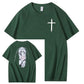 Save Me Pattern Crew Neck T-Shirt
