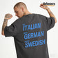 Urbntees Eat Italian Drive German Marry Swedish Funny Organic Cotton Unisex T-Shirt
