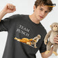 Urbntees Team Punch Funny Monkey Drag Organic Cotton Unisex T-Shirt