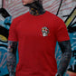GRUMPY OLD BASTARD Skull Black Print T-Shirt