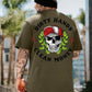 DIRTY HANDS CLEAN MONEY Skull Black Print T-Shirt