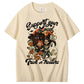Support Your Local Trick or Treaters Pattern  Print 100%Cotton T-Shirt