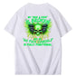 My Give A Fuck  Is Broken Pattern Print 100%Cotton T-Shirt