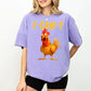100% Cotton Ultra Soft & Cozy Unisex Funny F-Caw-F Chicken shirts, FCAWF Chicken T-Shirt