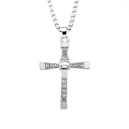 Casual Fashion Shiny Cross Necklace 59489667TO