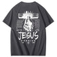 Jesus Forgive Pattern Print 100%Cotton T-Shirt