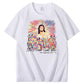 Every Knee Shall T-shirt med rund hals og sløjfemønster