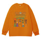 Living Life In Peace Retro Peace & Love Sweatshirt