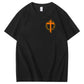 When God Made Me He Grinned  And Said This'll Be Fun Funny Pattern  Print 100%Cotton T-Shirt