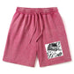 Creepy Cat Anime Horror Anteater Washed Shorts