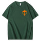 When God Made Me He Grinned  And Said This'll Be Fun Funny Pattern  Print 100%Cotton T-Shirt