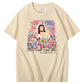 Every Knee Shall T-shirt med rund hals og sløjfemønster