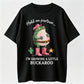 Hold On Partner I'm Growing A Little Buckaroo Funny Pregnancy T-Shirt