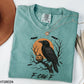 Black Bird Shirt, F-CAW-F Raven Shirt, Gift For Her