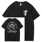 Jesus Made Me A Fisherman Pattern Print 100%Cotton T-Shirt
