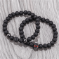 Stylish Layered Volcanic Skull Bracelet