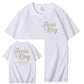 Jesus Is King Pattern  Print Cotton T-Shirt