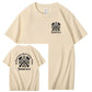 No Weapon Pattern Print Crew Neck T-Shirt