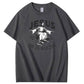 Jesus He is Rizzin' Funny Pattern Print Crew Neck T-Shirt