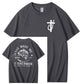Jesus Made Me A Fisherman Pattern Print 100%Cotton T-Shirt