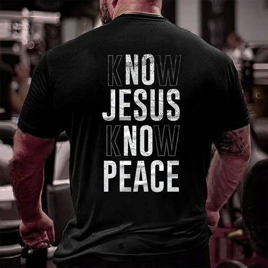 GEN X Know Jesus Know Peace Sweatshirt - Gift Christian Religious Catholic God Faith