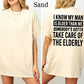 Funny I Know My Man Is Older Than Me Tee, Short Sleeve Printed Shirt, Daily Casual Cotton Womenswear