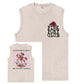 I'm Gonna Keep On Dacing Print Washed Cotton Sleeveless Tank Tops