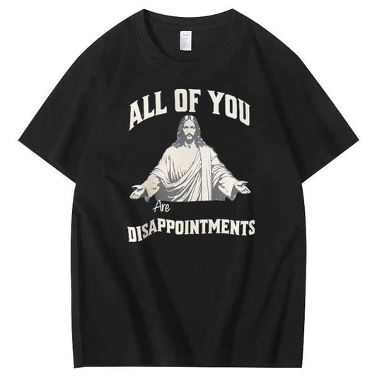All Of  You Pattern Print Crew Neck T-Shirt