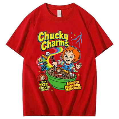 Chucky Charms Halloween 100% Cotton T-Shirt