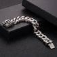 Coutureaura Skull Clasp Cuban Bracelet