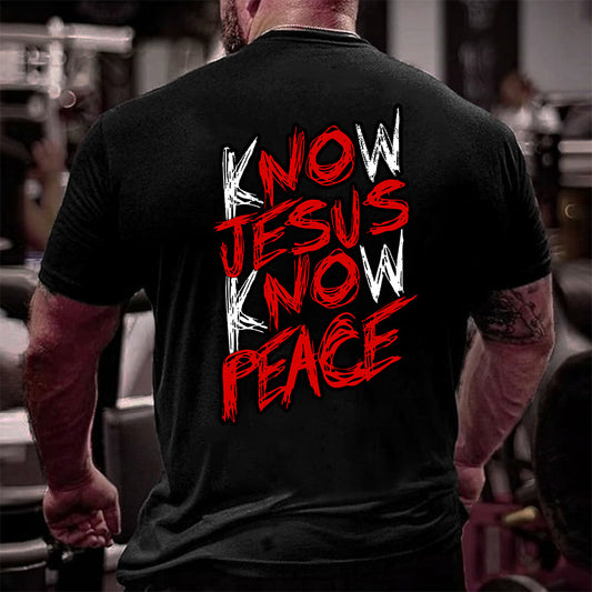 GEN X Know Jesus Know Peace Sweatshirt - Gift Christian Religious Catholic God Faith