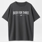 Eating For Two Beer For Three Funny Pregnancy Couple Matching T-Shirt