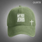 If You Bring Up My Past You Should Know That Jesus Dropped The Charges Funny Art Print Unisex Distressed Cotton Washed Art Print Hat