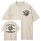 Spooky Island Cartoon Halloween Washed Cotton T-Shirt