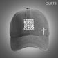 If You Bring Up My Past You Should Know That Jesus Dropped The Charges Funny Art Print Unisex Distressed Cotton Washed Art Print Hat