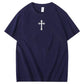 Jesus Is Being Pattern Crew Neck T-Shirt