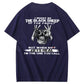 The Blacksheep Of  The Family Pattern Print 100%Cotton T-Shirt