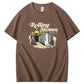 Rolling Stones Since  Ad 33 Pattern Print Crew Neck T-Shirt