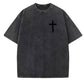 White God All Things Are Possible  Washed And Distressed Pattern Crew Neck T-Shirt