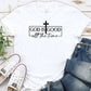 God Is Good All The Time Pattern Round-Neck T-Shirt